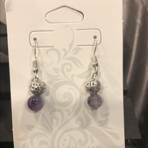 healing crystal earrings